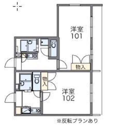 レオパレスベアーウッドの物件間取画像